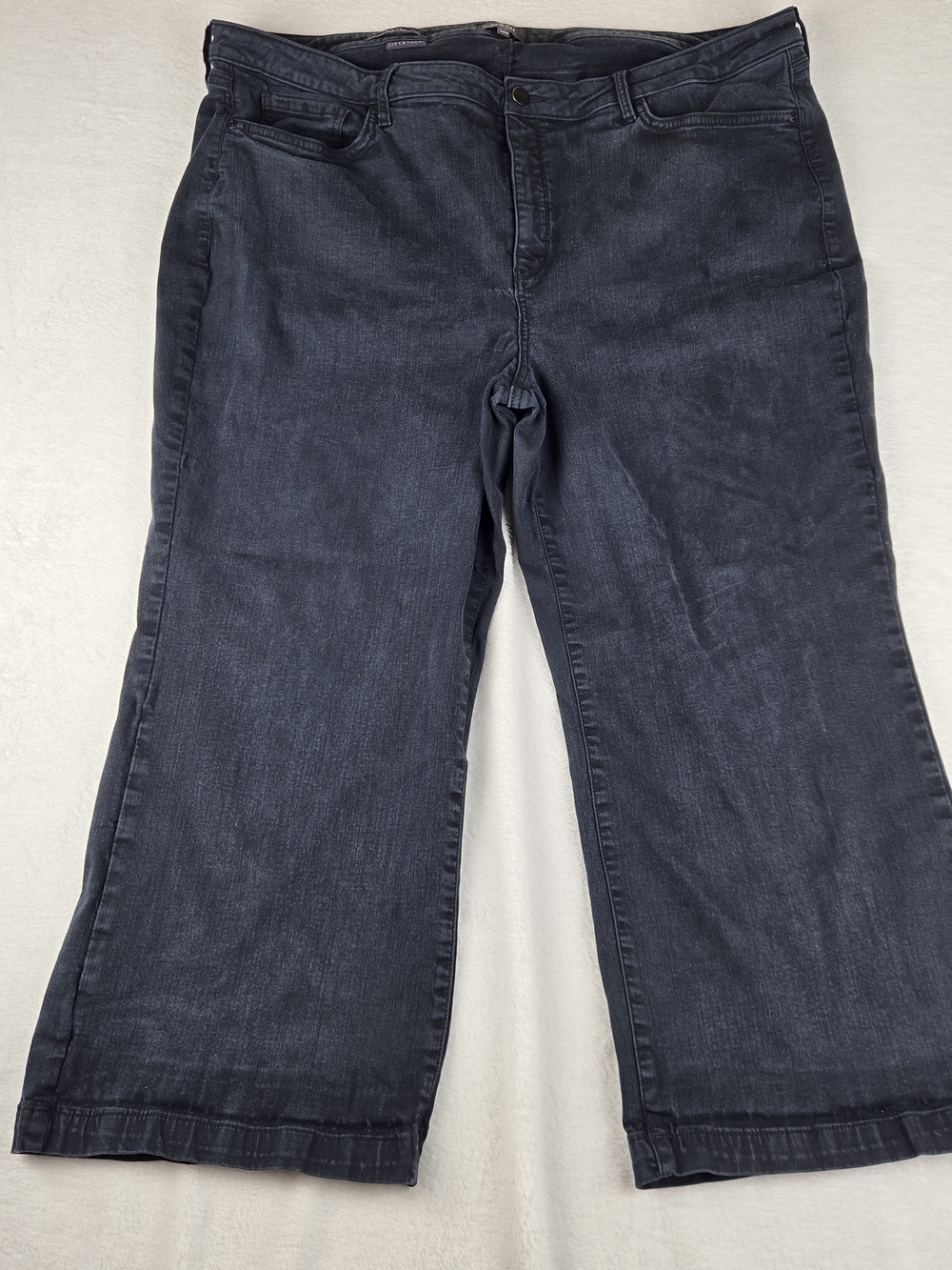 NYDJ Wide Leg Jeans Size 24W Lift x Tuck Dark Wash